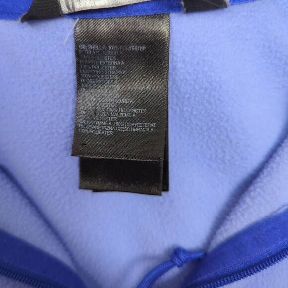 The North Face Womens XS Pullover 1/4 Zip Fleece Jacket Purple Lightweight - Picture 6 of 6